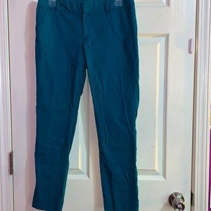 Turquoise pants
